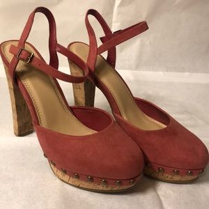 Ayesha Curry “Maya” Ankle-Strap Platform Pumps